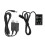LP-E17 Dual-USB-DC-Kuppler schwarz 210 cm Kabel 7,6 V 1