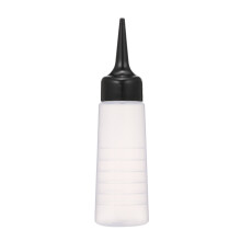 150ml Haarfärbeflasche 21cm x 5,0cm schwarze Schrägspitze