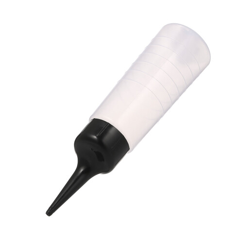 150ml Haarfärbeflasche 21cm x 5,0cm schwarze Schrägspitze 1