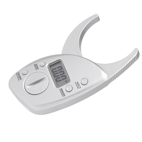 Digitaler Körperfettmesskaliper 0–50 mm, 12  5 cm, Silber 1