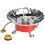 Lixada Silber winddichter Gaskocher 2800 W 20,5  9 cm 3