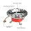 Lixada Silber winddichter Gaskocher 2800 W 20,5  9 cm 5