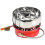 Lixada Silber winddichter Gaskocher 2800 W 20,5  9 cm 13