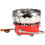 Lixada Silber winddichter Gaskocher 2800 W 20,5  9 cm 10