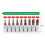 9 stuks 5-punt Ster Torx Schroevendraaiersbits voor 1/4 inch drive socket 6