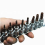 9 stuks 5-punt Ster Torx Schroevendraaiersbits voor 1/4 inch drive socket 3
