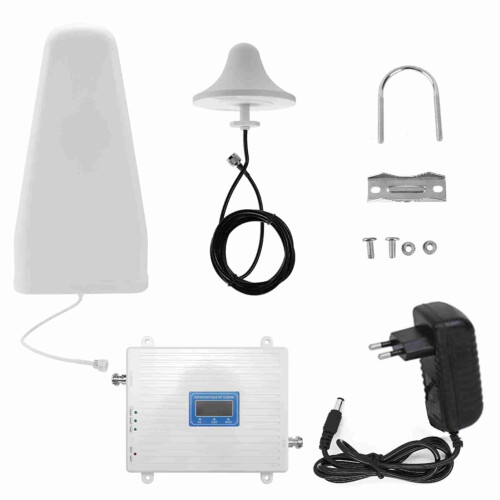 Mobile Signal Repeater LCD Display Wide Coverage 900/1800/2100MHz Tri Band Amplifier 2