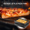 3-pack Detroit Style pizzapannor i hårda rektangulära formar 6