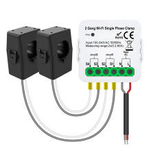 Smart Life WIFI Energy Meter Current Sensor Statistician 2CT