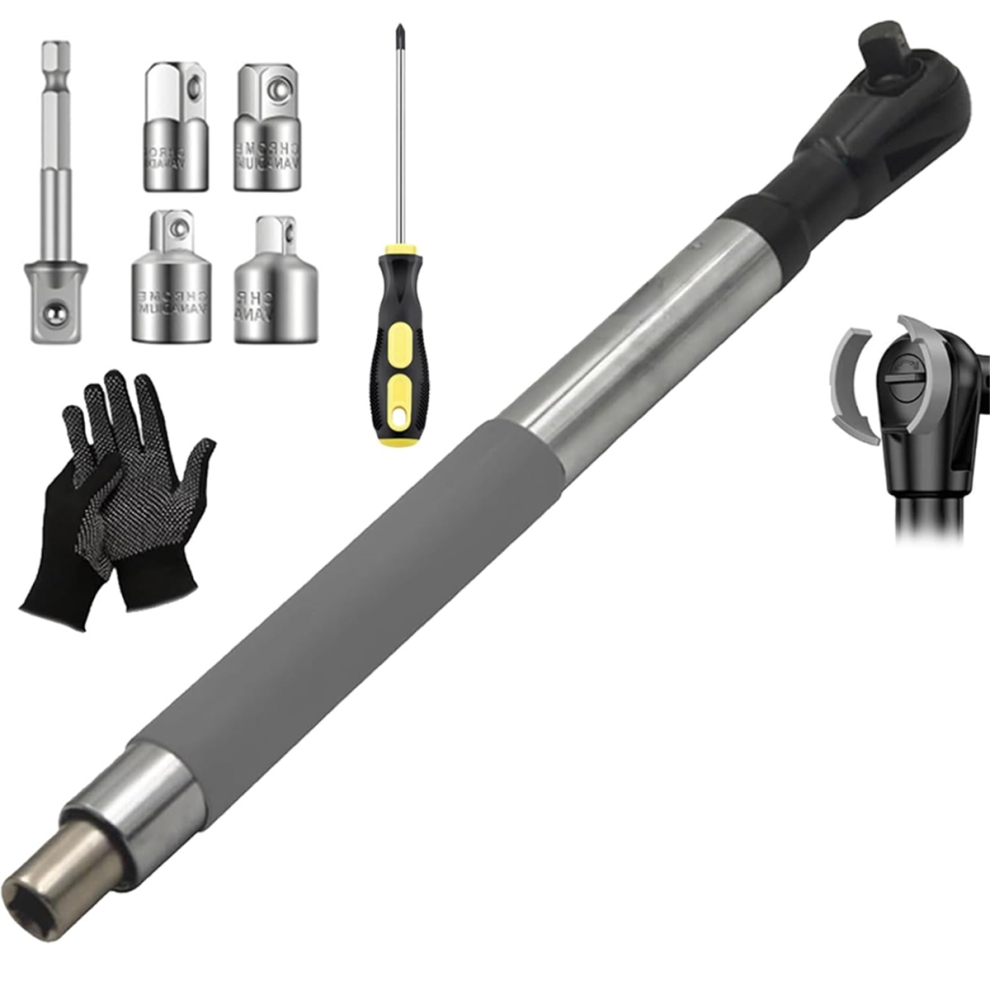 Offset Extension Wrench For Electric Drill, Tight Spaces 4852874592596
