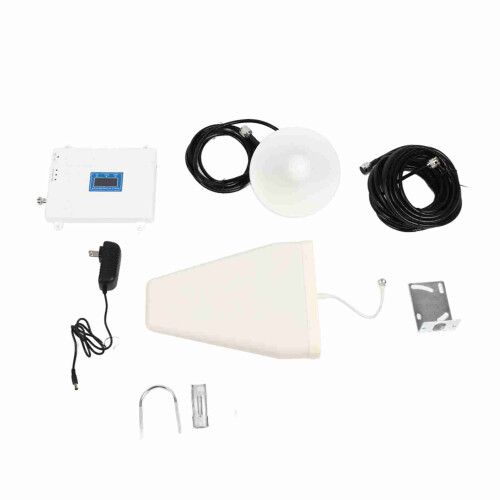 Mobile Signal Repeater LCD Display Wide Coverage 900/1800/2100MHz Tri Band Amplifier 1