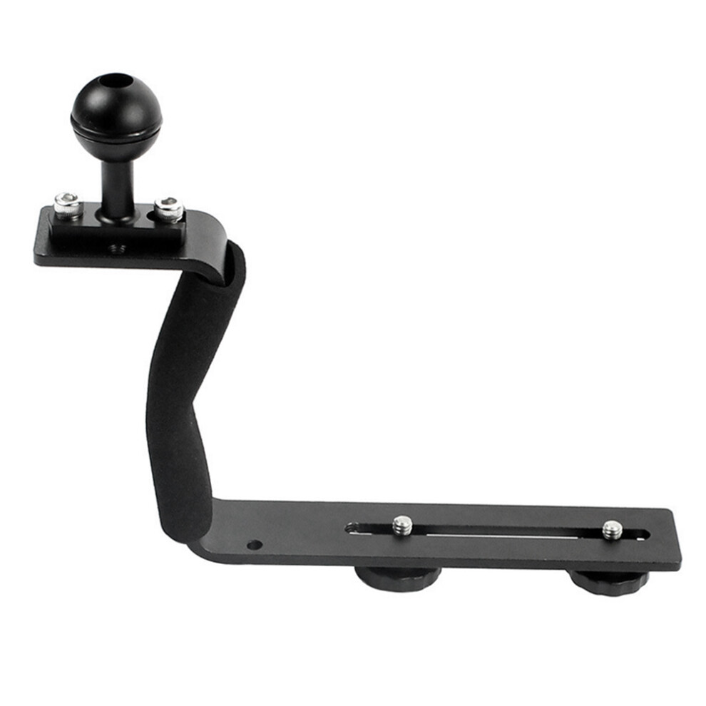 Aluminum Alloy Diving Tray Handle Underwater Camera Mount Rig Photography Plate Bracket With Ball For Dslr Slr Digital Camera 5041324938667
