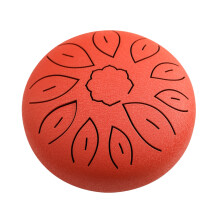 6-Inch Steel Tongue Drum 11 Notes Handpan Drum C Key with Drum Mallet Finger Picks Percussion Musical Instruments for Meditation Yoga