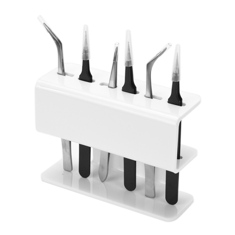 Tweezer Holder Eyelash Extension Tweezer Stand Acrylic Tweezers Shelf Holder Storage Rack for Tweezer Tool Accessories