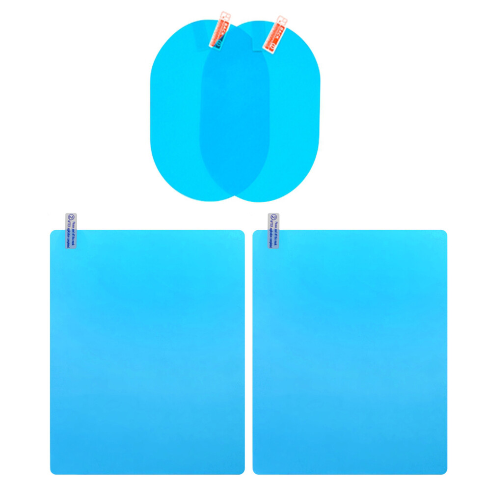 Car Rear View Mirror Film Side Window Protective Film Hd Anti-Fog Anti-Scratch Rainproof Waterproof For Rear View And Side Window 8261324942328
