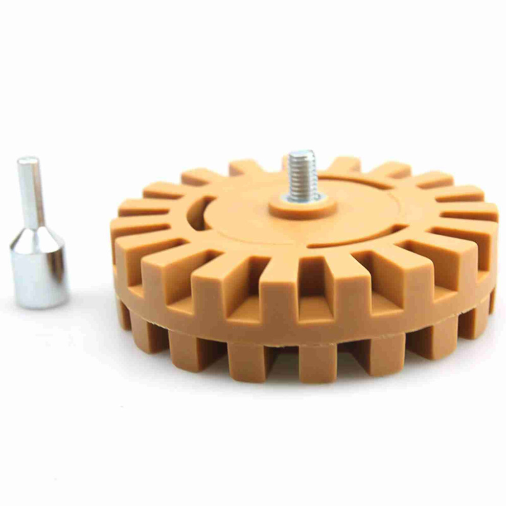 4 Inch Pneumatic Rubber Remover Wheel Car Decal And Sticker Removal Eraser Decal Removal Scraper Tools 4201324946333