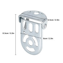 1 Pair Bicycle Folding Foot Rest for Kids Bike Rear Seat Safety Footrest Foot Plates Pedals
