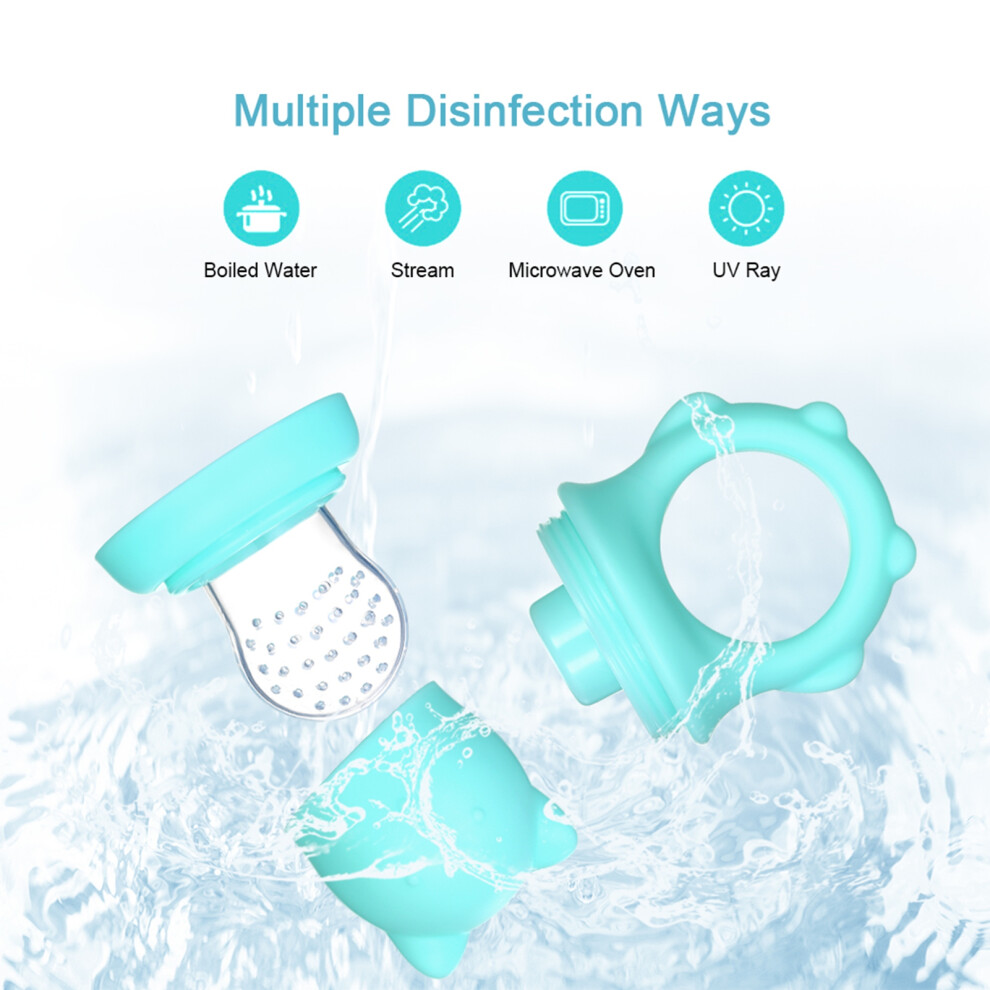Baby Food Feeder Fresh Fruit Vegetable Feeder Silicone Pacifier Teether Teething Toy Nipple for Infant Toddler Kid Easy to Clean-image-OPC-PHX5YDD-NEW