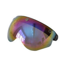 Motorcycle Anti-UV Anti-Scratch Helmets Lens Fashion Visor Wind Lens Universal for Standard 3-Snap Open Face Helmets