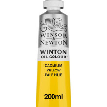 Winsor & Newton Winton Olja, 200ml (6.75 oz) Tub, Cadmium Gul Pale Nyans