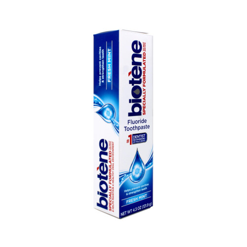 Biotene Fluoridtandkräm, Fresh Mint, 4,3 oz - (4-pack) 2