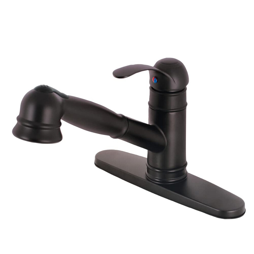 Photos - Tap Kingston Brass GSC7575WEL Pull-Out Kitchen Faucet 8-9/16"""" in Spout Reach Oil Rubbed Bronze