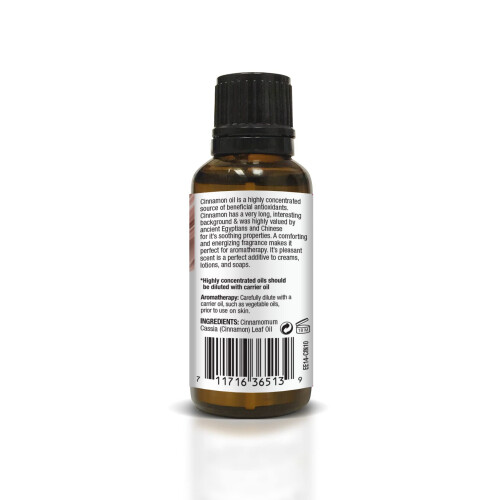 Óleo Puro 100% Natural de Canela, 1.01 Onça Fluidos 1
