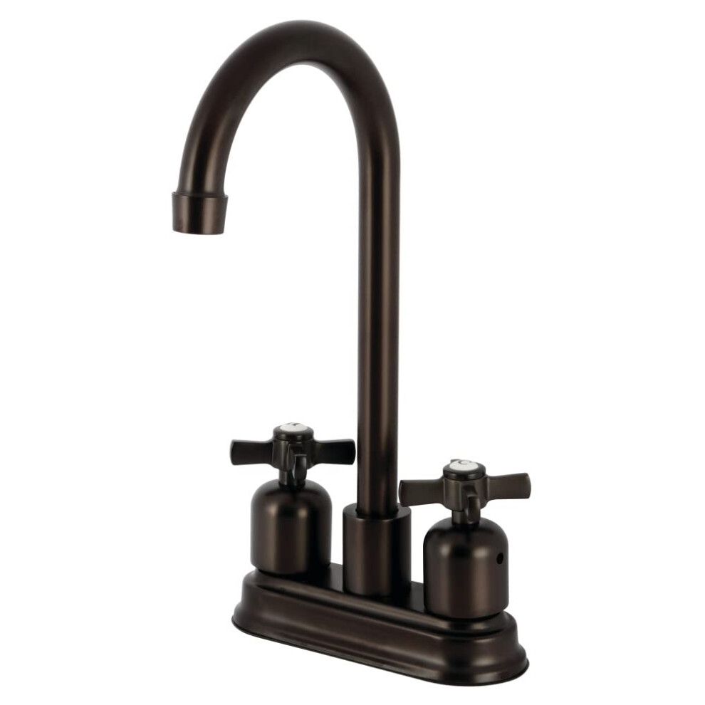 Photos - Kitchen Sink Kingston Brass KB8495ZX Millennium Bar Faucet 6.25 x 4.75 x 11.56 Oil Rubbed Bronze 