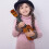 Ukulele para Crianças QDH, Guitarra Musical Infantil, 17 Polegadas, 4 Cordas de Aço, com Palheta 2