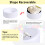 TRENDBOX Piscina de Bolas Macia em Espuma para Crianças - Branca (SEM Bolas) 3