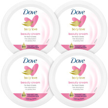 Crema Dove, Crema di Bellezza - Leggera, Veloce Assorbente per Viso e Corpo, per Pelle Normale a Secca, Idratazione 24 Ore