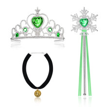 Vicloon Princess ltztetos Kiegsztok 3 DB hercegno korona s plck kislnyoknak kszer jtk Ajndkok kisgyermekes lnyoknak karcsonyi parti co