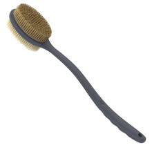 Avilana Back Scrubber for Shower 19 inch Silicone Body Scrubber with Handle Shower Back Scrubber for Men and Women Back Brush for Shower Loofah wi