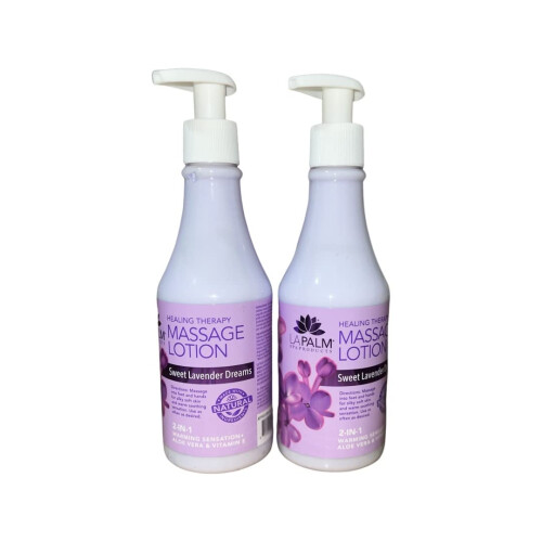 Λάδι Μασάζ La Palm Healing Therapy 8 fl oz. - Γλυκό Λεβάντα Όνειρα (Συσκευασία 2 τεμαχίων)