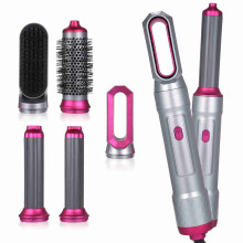 5-in-1 Hot Air Comb Home Use Straight Hair Curly Hair Blow Dryer Comb Multi-function Hair Styling Tool