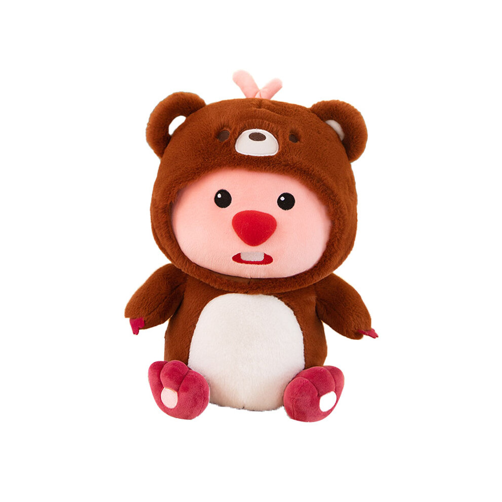 11.8in Beaver Plush Toy Comfortable Soft Cute Cartoon Beaver Plush Toy for Boys Girls Beaver Bear-image-OPC-PHX627K-NEW
