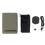 Automatic Single Watch Winder 4 Modes Super Quiet Uniform Rotating Single Watch Winder Case with Light Green W150D 2