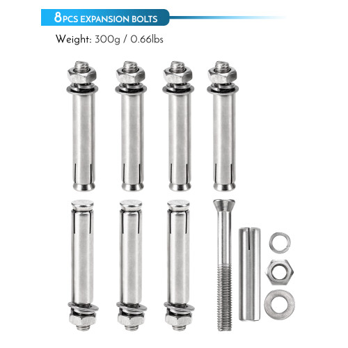 Lixada Deckenhalterung 880 lb, 2 Stück 3,5 Zoll Ø, Silber 1