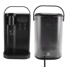 Instant Hot Water Dispenser with Child Lock Adjustable 12 Temperature Fast Heating Antislip Water Boiler Warmer for Table Top 3L Black EU P