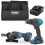 Hyundai Hyundai S02-FTB Cordless Hammer Drill and Angle Grinder Brushless Kit 1