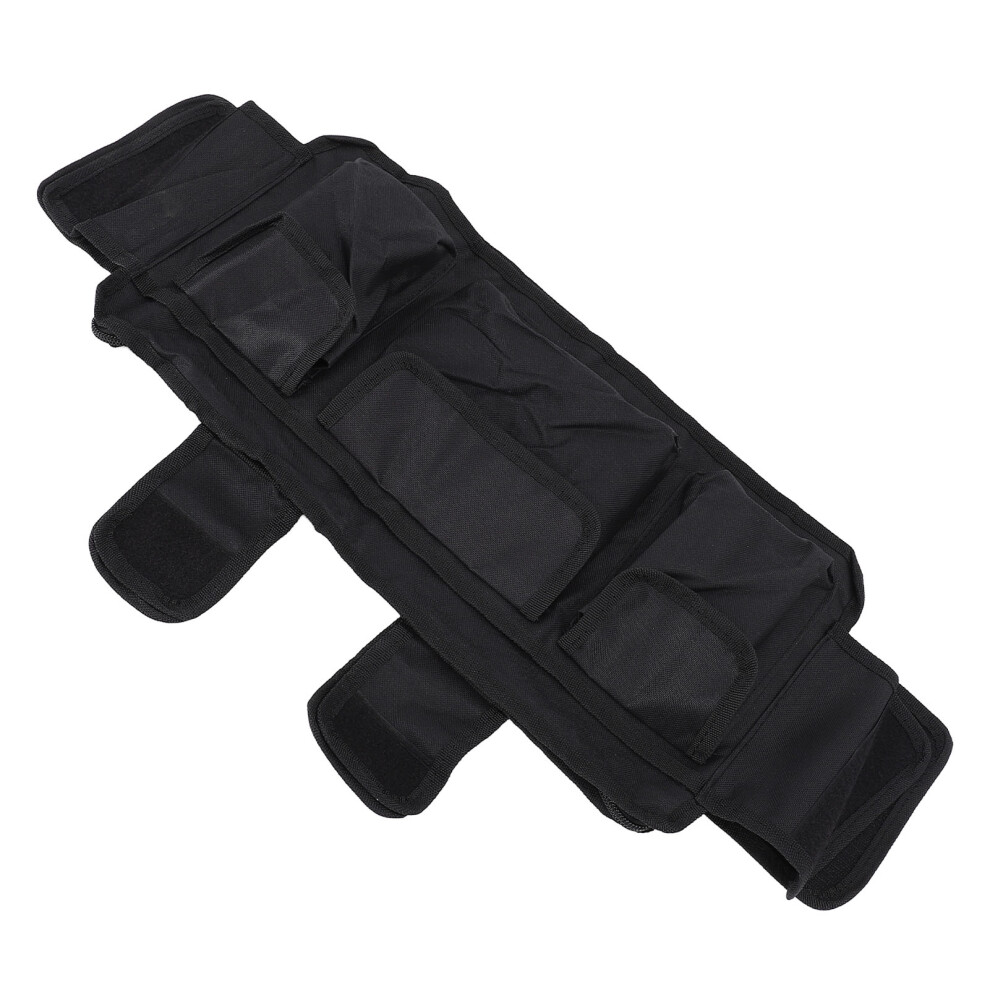 Walker Bag Seniors Foldable Walker Storage Pouch Oxford Cloth Tote with Multi Pockets