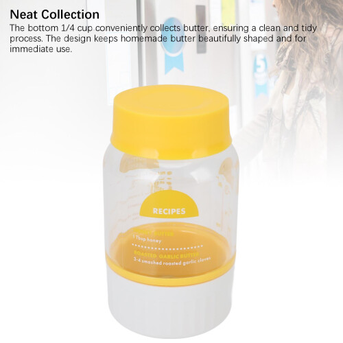 Butter Maker Cup Plastic Multifunctional Cream Separator Butter Making Bottle for Kitchen Cooking Baking 2