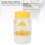 Butter Maker Cup Plastic Multifunctional Cream Separator Butter Making Bottle for Kitchen Cooking Baking 4