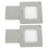 2 Stück Farbiger Sucher 97x97mm Schiebbar 70,00 g 15
