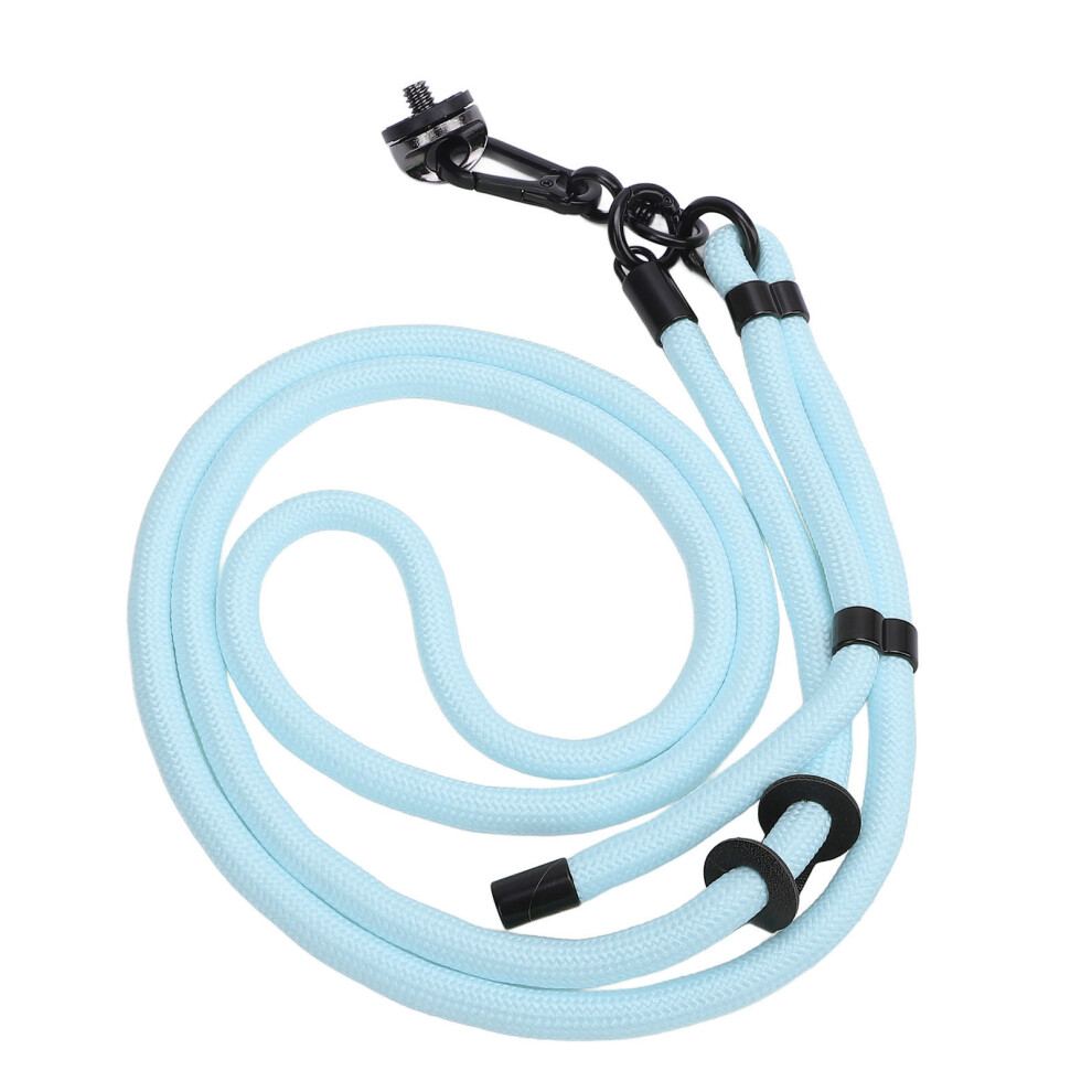 Action Camera Lanyard Adjustable Quick Release 1/4 Inch Thread Anti Lost Rope For Pocket 3 For Action 5 For One X4 Blue 7631324989738