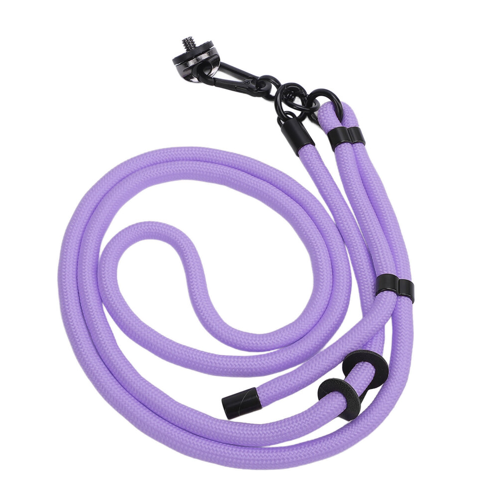 Action Camera Lanyard Adjustable Quick Release 1/4 Inch Thread Anti Lost Rope For Pocket 3 For Action 5 For One X4 Violet 7891324989705