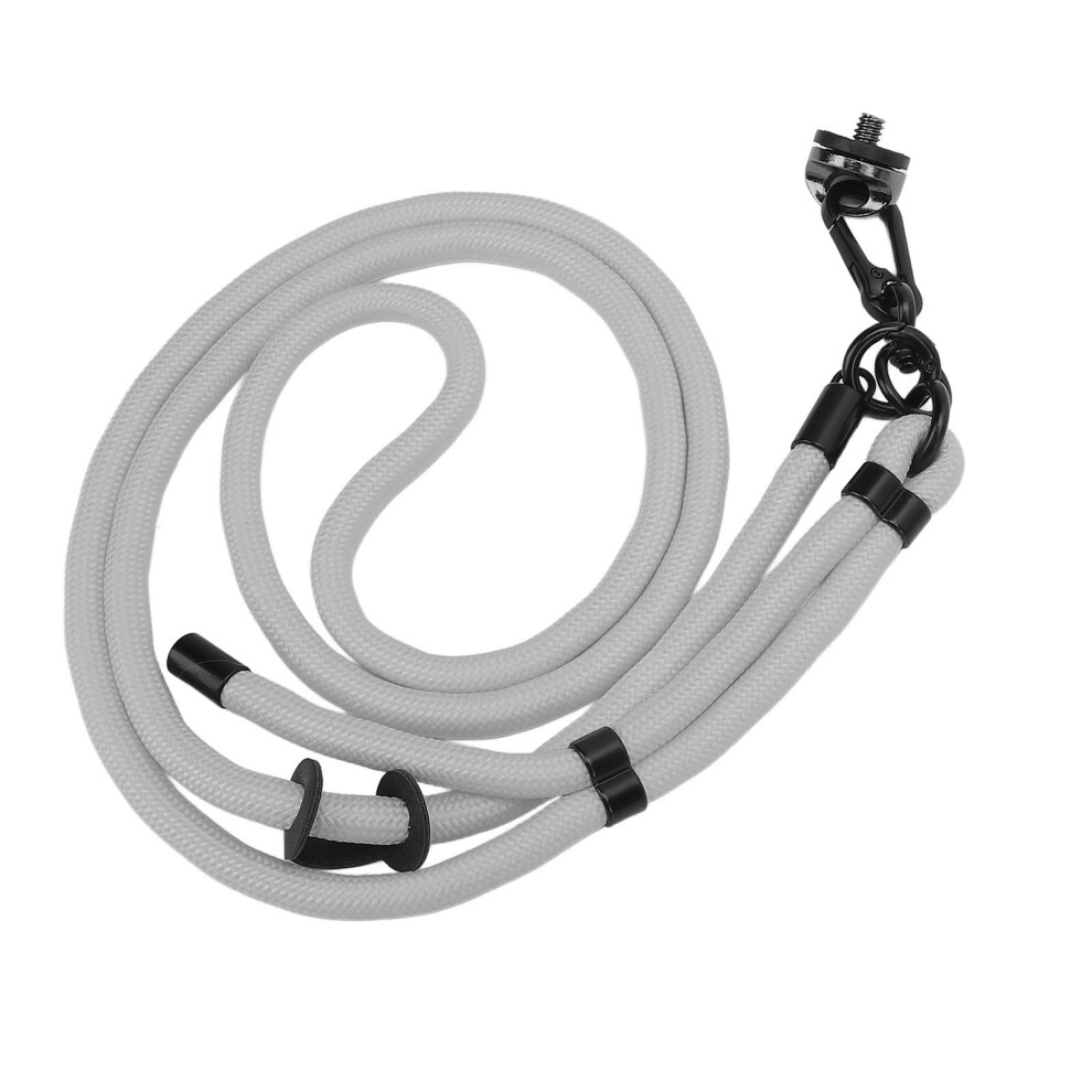 Action Camera Lanyard Adjustable Quick Release 1/4 Inch Thread Anti Lost Rope For Pocket 3 For Action 5 For One X4 Grey 4031324989685