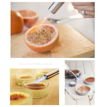 Cooking Gas Torch Kitchen Blow Torch Burner Culinary Butane Torch For Pastries Desserts Cooking Blazing Soldering Camping Hiking