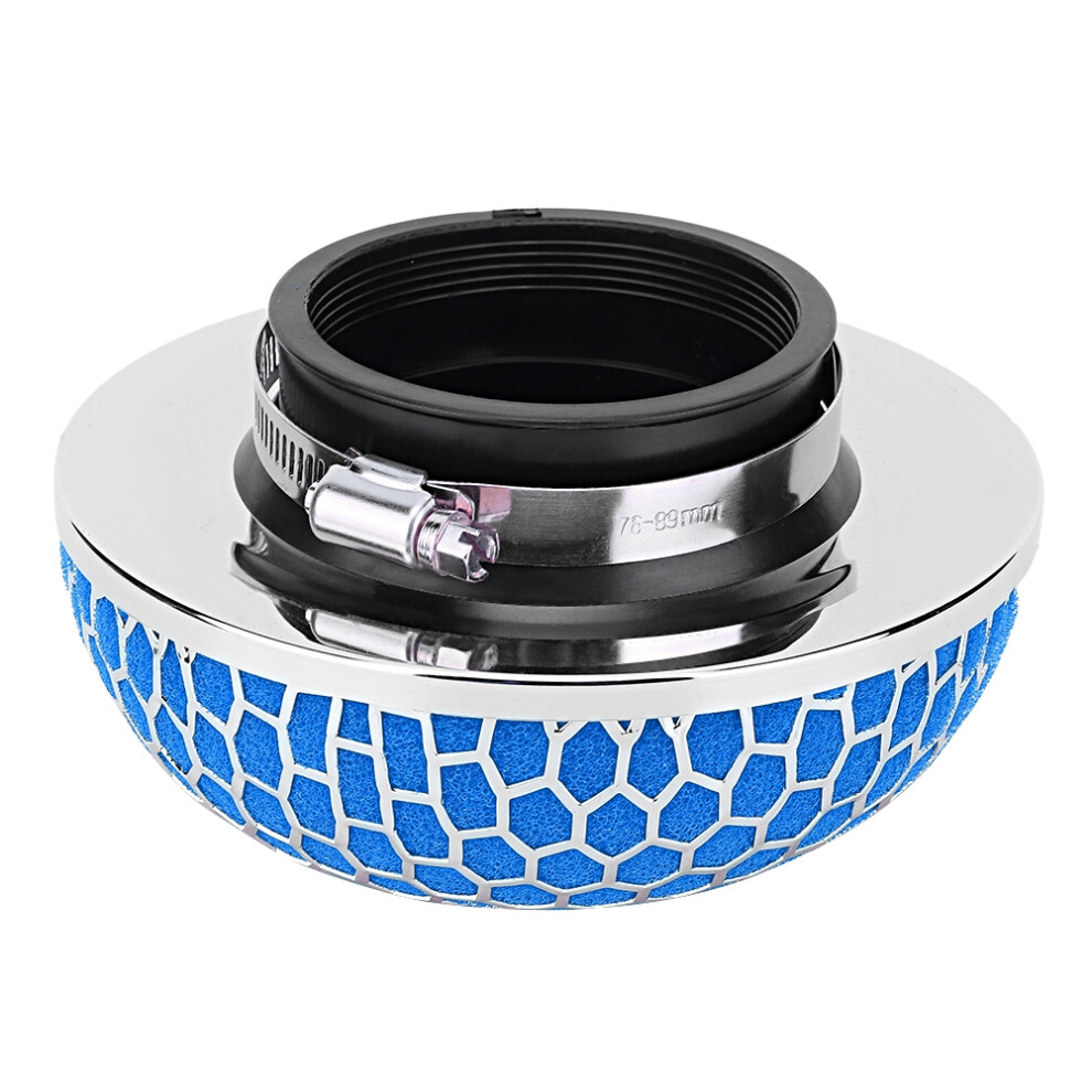 Sponge Air Filter Cleaner Mushrooms Shape Accessory 76-89Mm(Blue) Blue 8421324991294