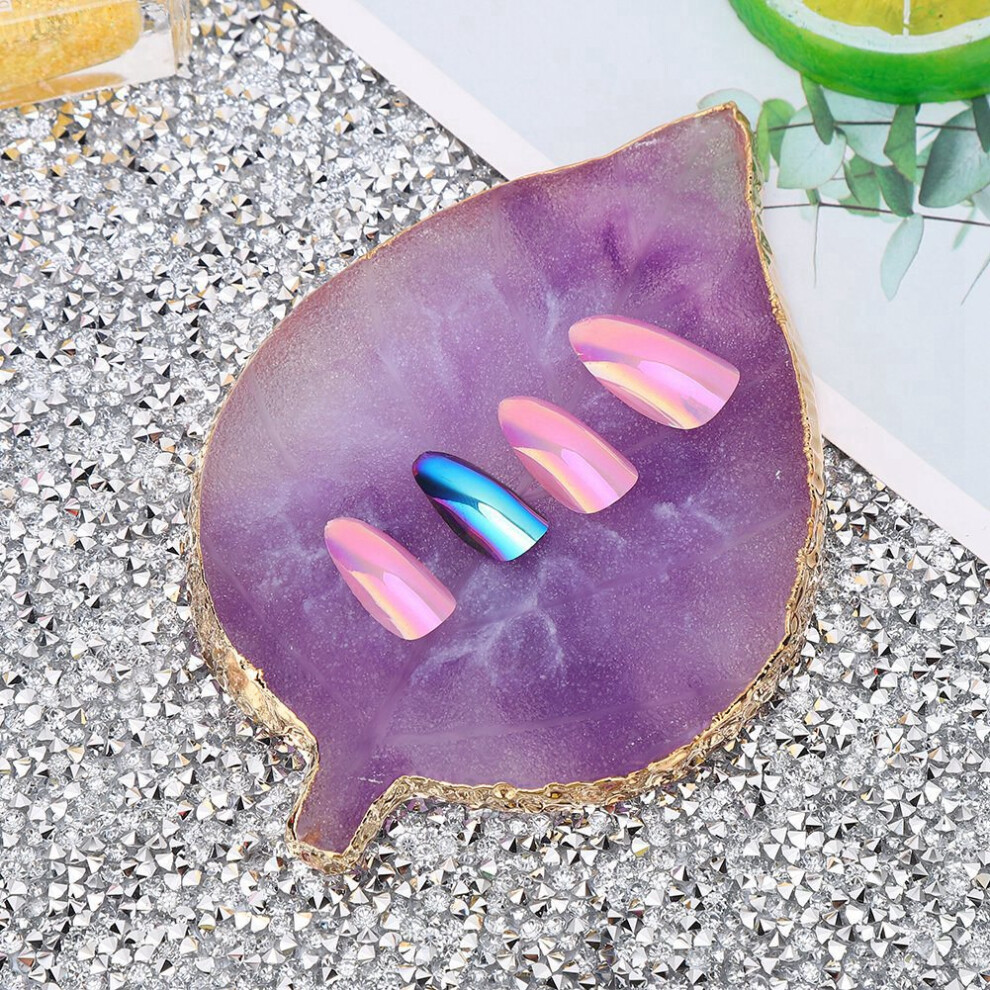 Resin Nail Art Gel Polish Color Mixing Palette Tips Display Holder Manicure Tool 5#